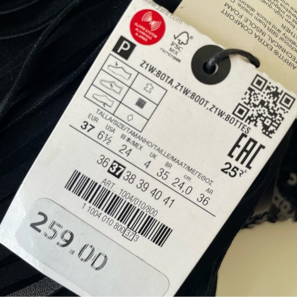 Zara Black Fringe Heeled Knee High Suede Boots Western Maximalism CoastalCowgirl - Picture 16 of 16